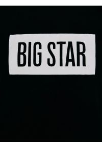 Big-Star - Koszulka damska z nadrukiem czarna Oneidasa 906. Kolor: czarny. Materiał: jeans. Wzór: nadruk. Styl: klasyczny, sportowy