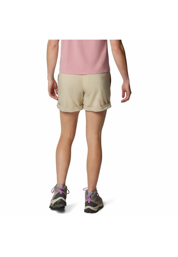 columbia - Krótkie spodenki damskie Columbia Silver Ridge Utility Short. Kolor: beżowy. Długość: krótkie