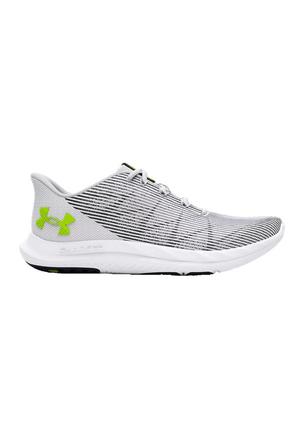 Buty do biegania męskie Under Armour Speed Swift. Kolor: biały. Materiał: materiał, syntetyk. Szerokość cholewki: normalna