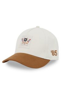 TOMMY HILFIGER - Tommy Hilfiger Czapka z daszkiem Th Seasonal Preppy Logo Cap AM0AM13161 Écru. Materiał: bawełna, materiał