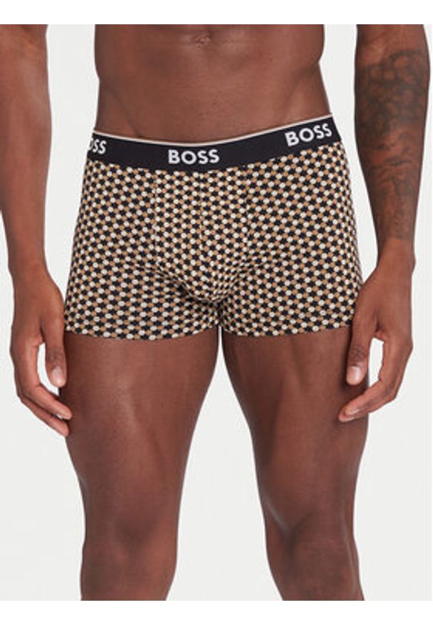 BOSS Komplet bokserek 50531701 Kolorowy. Materiał: bawełna. Wzór: kolorowy