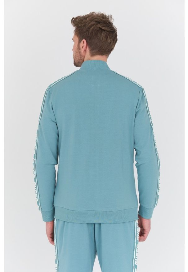 Guess - GUESS Turkusowa bluza Full Zip. Kolor: niebieski