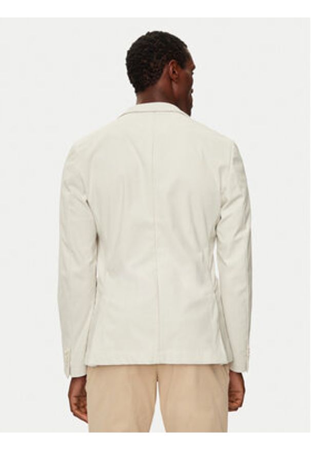 BOSS - Boss Marynarka P-Hanry 50527909 Écru Slim Fit. Materiał: syntetyk
