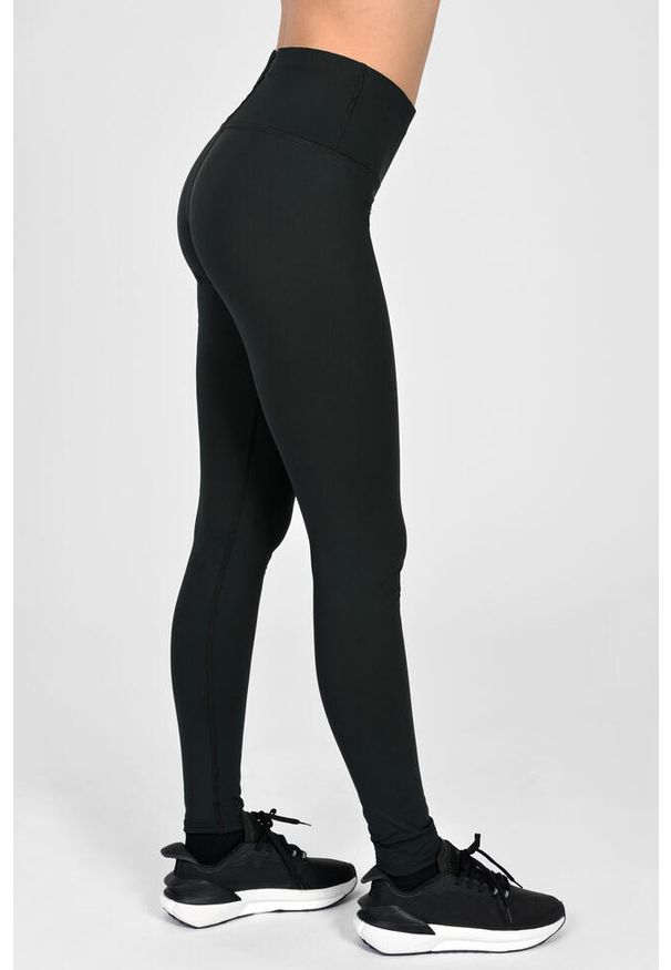 NESSI SPORTSWEAR - Legginsy regular z pasem Basic Nessi Sportswear. Kolor: czarny. Sport: bieganie