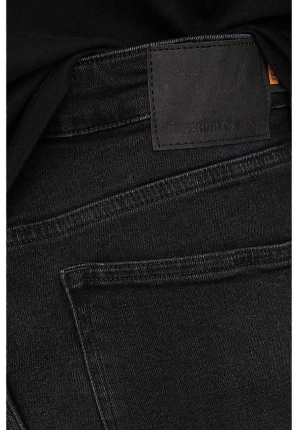Superdry jeansy męskie. Kolor: czarny