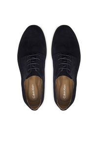 Calvin Klein Półbuty Ess Rubber Derby Su HM0HM01928 Czarny. Kolor: czarny. Materiał: zamsz, skóra #6