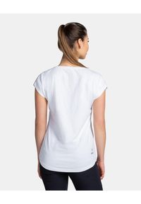 Damski bawełniany t-shirt Kilpi ROANE-W. Kolor: biały. Materiał: bawełna. Sport: turystyka piesza