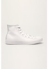 Converse - Trampki Chuck Taylor All Star Leather. Nosek buta: okrągły. Zapięcie: sznurówki. Kolor: biały