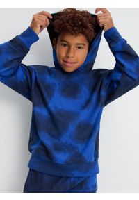 Sinsay - Bluza z kapturem - granatowy. Typ kołnierza: kaptur. Kolor: niebieski #1