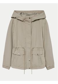 Vero Moda Parka Paisley 10301577 Beżowy Regular Fit. Kolor: beżowy. Materiał: syntetyk. Wzór: paisley