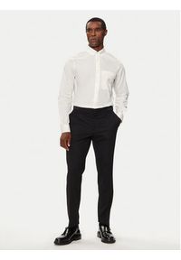 Armani Exchange Koszula 6DZC21 ZN2VZ 1116 Écru Slim Fit. Materiał: bawełna #3