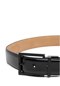 Calvin Klein Pasek Męski Square Buckle Smooth 32Mm Adj LV04D7026G Czarny. Kolor: czarny. Materiał: skóra #3