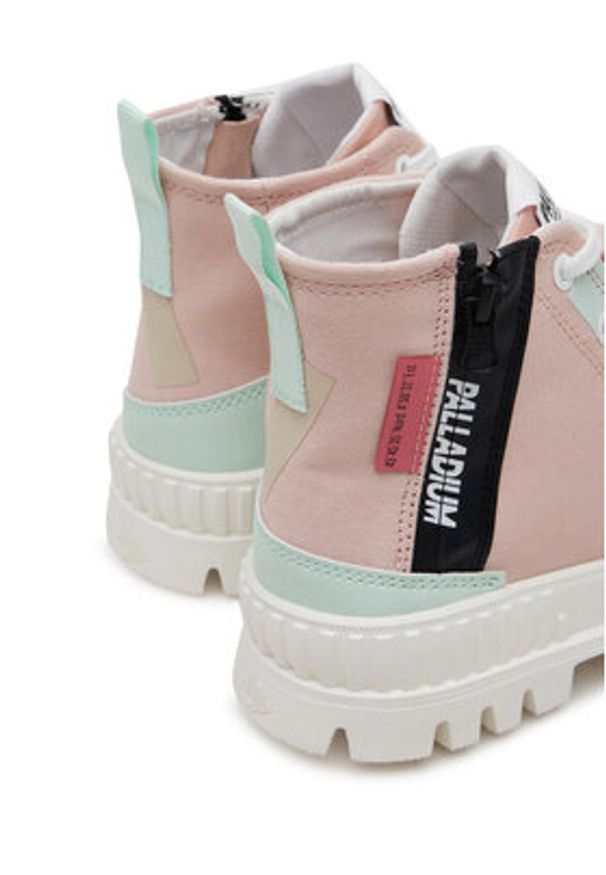 Palladium Sneakersy Pallashock Backzip 2 94469-605-M Różowy. Kolor: różowy. Materiał: materiał