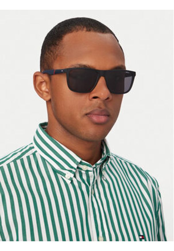 TOMMY HILFIGER - Tommy Hilfiger Okulary przeciwsłoneczne 2043/S 206287 Granatowy. Kolor: niebieski