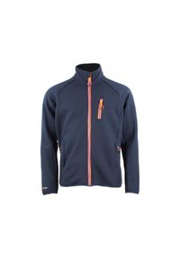 PEAK MOUNTAIN - Kurtka polarowa Peak Mountain. Kolor: szary, niebieski, wielokolorowy. Materiał: polar. Sport: turystyka piesza #1