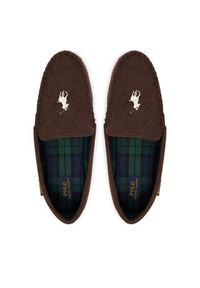 Polo Ralph Lauren Mokasyny Brennan Wool Dress 843981601003 Brązowy. Kolor: brązowy. Materiał: materiał, wełna #4
