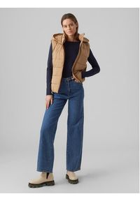 Vero Moda Bezrękawnik 10289835 Brązowy Regular Fit. Kolor: brązowy. Materiał: syntetyk. Długość rękawa: bez rękawów #3