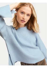JJXX Sweter Sigga 12255358 Błękitny Relaxed Fit. Kolor: niebieski. Materiał: syntetyk #4