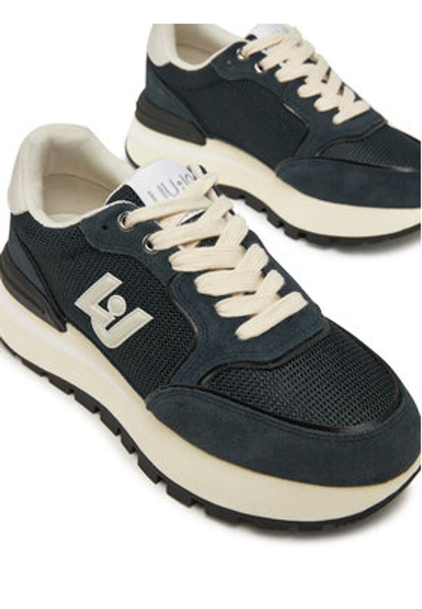 Liu Jo Sneakersy Amazing 25 BA5049 PX624 Czarny. Kolor: czarny. Materiał: materiał