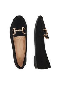 DeeZee Mokasyny LE601-42 Czarny. Kolor: czarny. Materiał: materiał #5