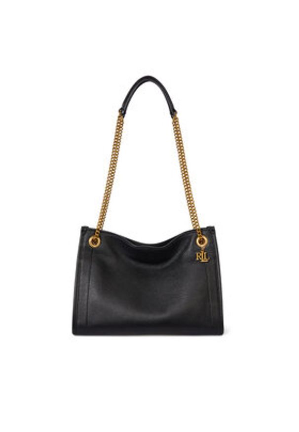 Lauren Ralph Lauren - LAUREN RALPH LAUREN Torebka Brdly Md 431980173002 Czarny. Kolor: czarny. Materiał: skórzane