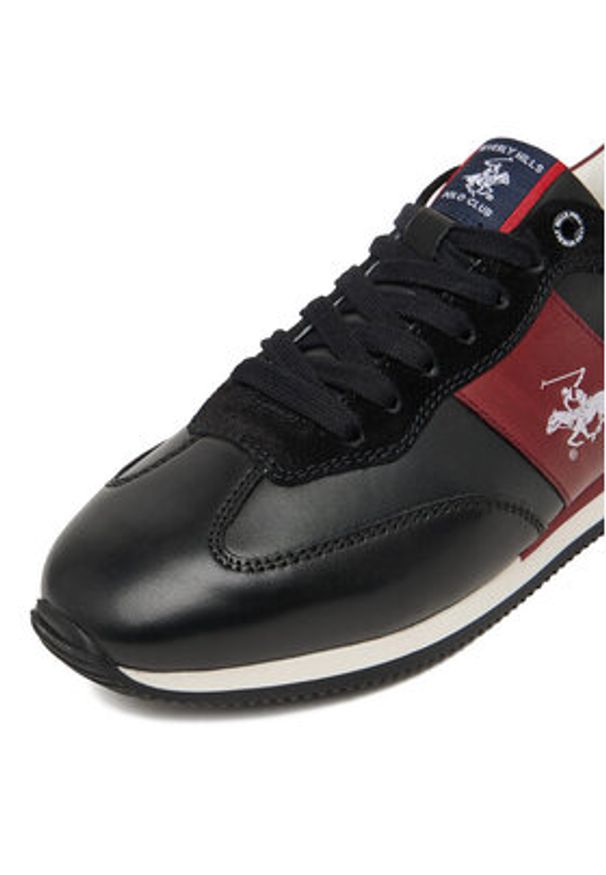 Beverly Hills Polo Club Sneakersy EO-SCOTT-10 MI08 Czarny. Kolor: czarny. Materiał: skóra
