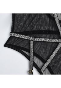 Intica - Body z siateczką i błyszczącą nitką na wieczorne wyjścia Semire. Kolor: wielokolorowy. Materiał: materiał #11