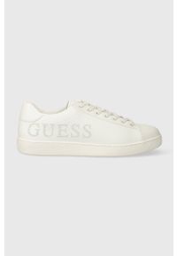 Guess sneakersy NOLA K kolor biały FM7NOK FAB12. Nosek buta: okrągły. Kolor: biały. Materiał: guma #1