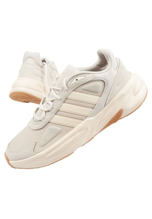 Adidas - Buty adidas Ozelle M GX6762 beżowy. Kolor: beżowy. Materiał: materiał, tworzywo sztuczne, skóra. Szerokość cholewki: normalna