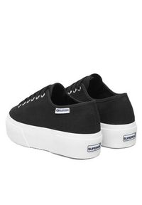 Superga Tenisówki 3790 Platform S3134MW Czarny. Kolor: czarny. Materiał: materiał. Obcas: na platformie #6