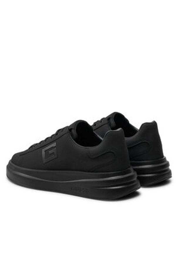Guess Sneakersy Elba FMPELB FAL12 Czarny. Kolor: czarny. Materiał: materiał, syntetyk