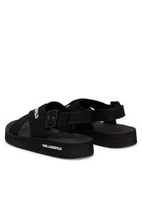 Karl Lagerfeld - KARL LAGERFELD Sandały Atlantik KL70526 Czarny. Kolor: czarny. Materiał: materiał #4