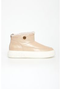 Pinko - Śniegowce damskie skórzane Yoko 22 PINKO. Materiał: skóra #5