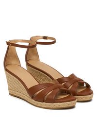 Lauren Ralph Lauren - LAUREN RALPH LAUREN Espadryle Nellie 802P04433002 Brązowy. Kolor: brązowy. Materiał: skóra #4
