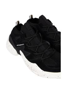 Antony Morato Sneakersy | MMFW01236-LE500089 | Mężczyzna | Czarny. Nosek buta: okrągły. Kolor: czarny. Materiał: tkanina, skóra #5