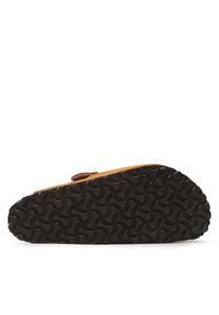 Birkenstock Kapcie Boston 1001140 Brązowy. Kolor: brązowy. Materiał: welur, skóra #4