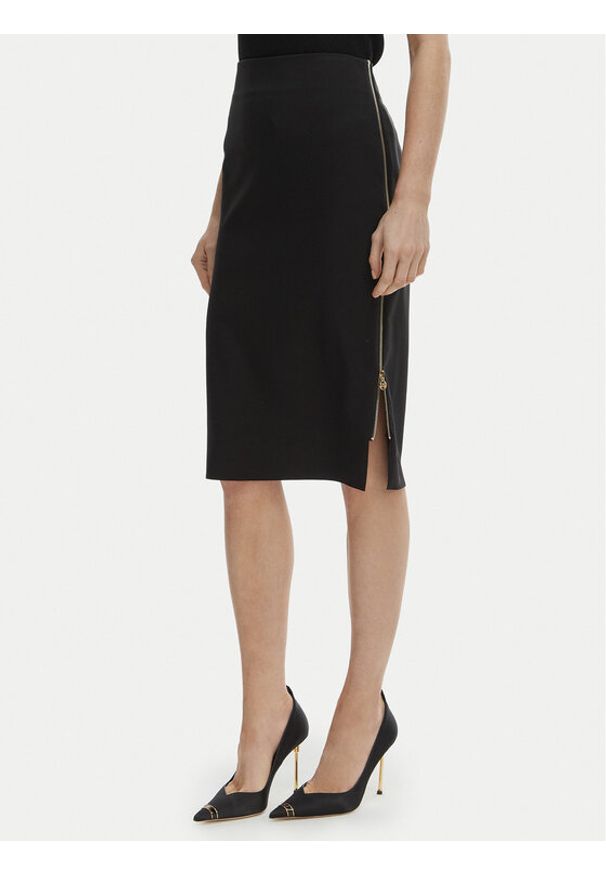 Rinascimento Spódnica ołówkowa CFC0127985003 Czarny Slim Fit. Kolor: czarny. Materiał: syntetyk