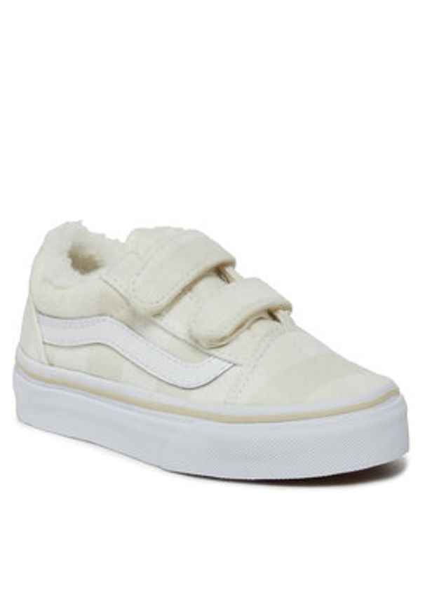 Vans Tenisówki Uy Old Skool V VN000VHEBPH1 Écru. Materiał: materiał