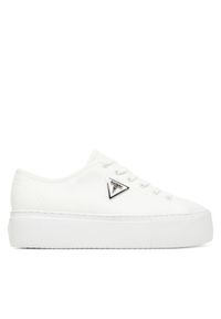 Guess Trampki FLTJO2 FAB12 Biały. Kolor: biały. Materiał: materiał