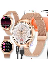 Active Band - SMARTWATCH ZEGAREK WATCH DAMSKI MENU PL ROZMOWY AMOLED POWIADOMIENIA SPORT ET390. Rodzaj zegarka: smartwatch. Styl: sportowy #1