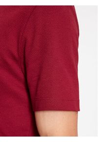 BOSS - Boss T-Shirt Tiburt 240 50452680 Bordowy Regular Fit. Kolor: czerwony. Materiał: bawełna