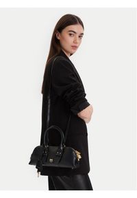 Pinko - PINKO Torebka Bowling Bag Baguette AI 25-26 PLTT 105334 A0QO Czarny. Kolor: czarny. Materiał: skórzane #1