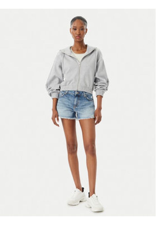 Hugo - HUGO Szorty jeansowe Galimon 50561167 Niebieski Regular Fit. Kolor: niebieski. Materiał: bawełna