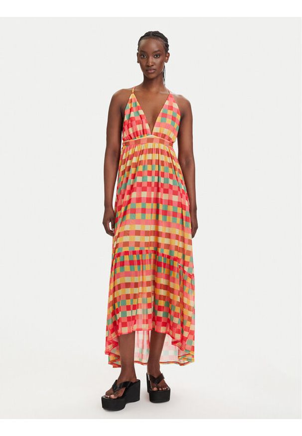 Maaji Sukienka letnia Moon Bay PT2190CLD004 Kolorowy Regular Fit. Materiał: syntetyk. Wzór: kolorowy. Sezon: lato