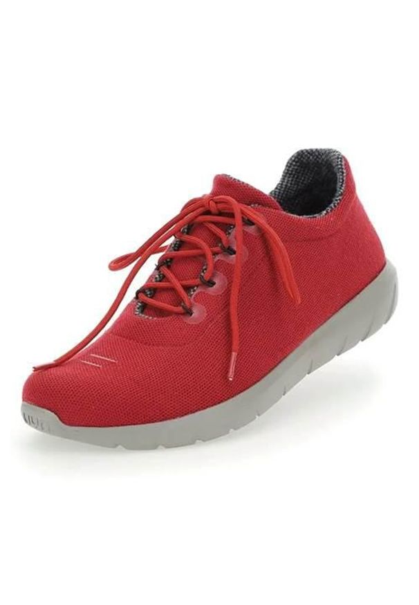 Buty do chodzenia damskie UYN Living Cloud. Kolor: czerwony. Materiał: tkanina, wełna. Szerokość cholewki: normalna. Sport: turystyka piesza