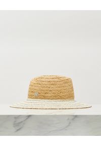 MAISON MICHEL PARIS - Słomiany kapelusz Virginie. Kolor: beżowy. Materiał: lakier. Sezon: lato #6