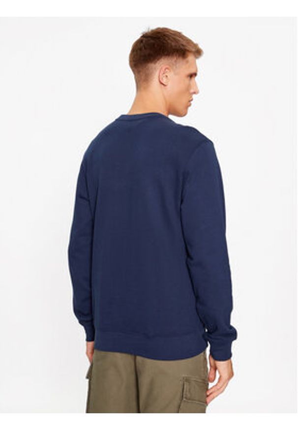Lacoste Bluza SH1281 Granatowy Regular Fit. Kolor: niebieski. Materiał: bawełna