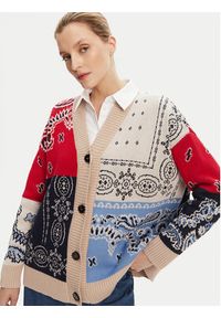 Weekend Max Mara Kardigan Baobab 2525346051 Kolorowy Relaxed Fit. Materiał: bawełna. Wzór: kolorowy #3