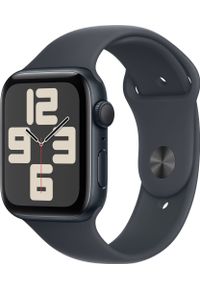 APPLE - Smartwatch Apple Watch SE Gen.2 GPS 44mm Midnight Alu Sport S/M Czarny (MXEJ3). Rodzaj zegarka: smartwatch. Kolor: czarny. Styl: sportowy #1