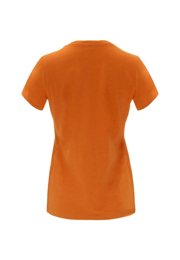 ROLY - Damska Koszulka Z Krótkim Rękawem Capri. Kolor: żółty, wielokolorowy, pomarańczowy. Długość rękawa: krótki rękaw. Długość: krótkie. Sport: turystyka piesza